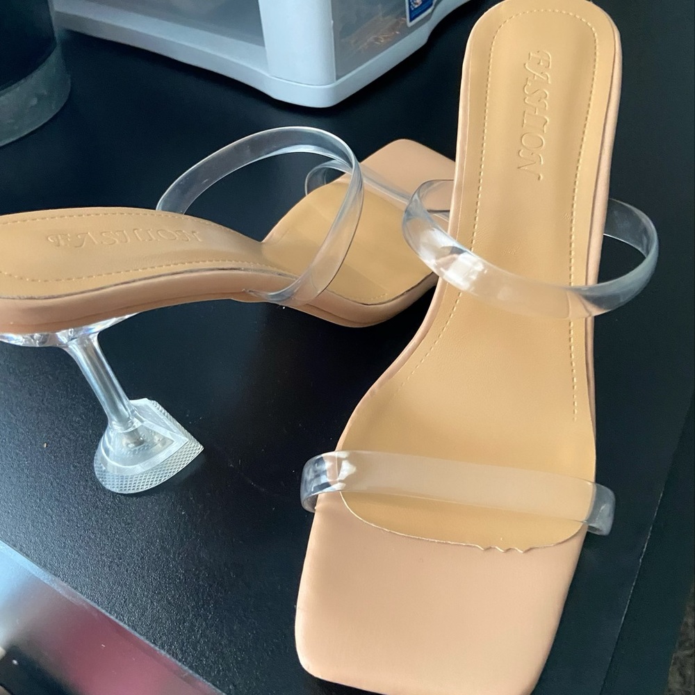 Clear heel